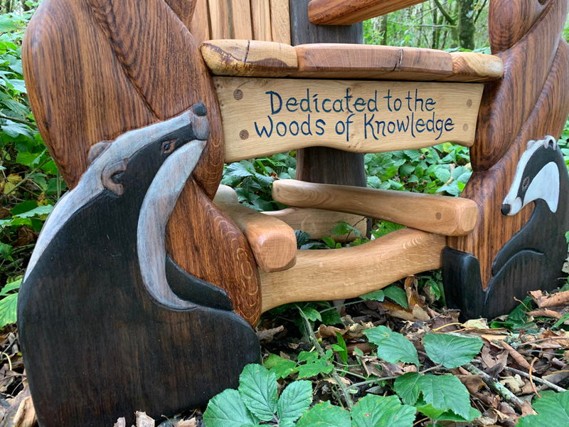 badger- woodland - chair