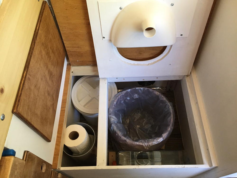 compost toilet separator