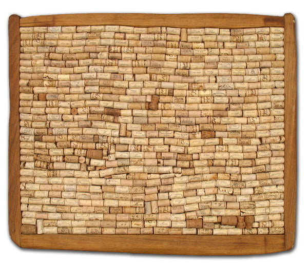recycled wine cork board