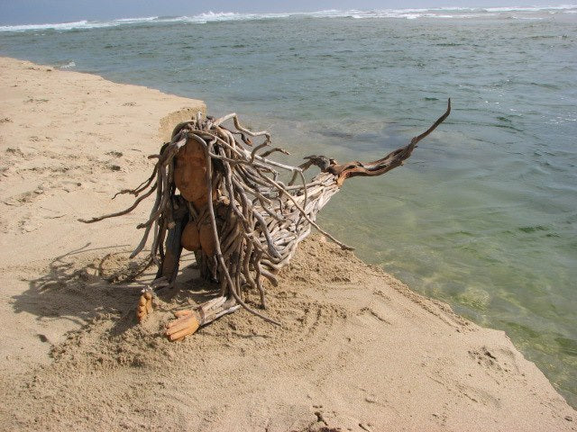 driftwood mermaid sculpture 09