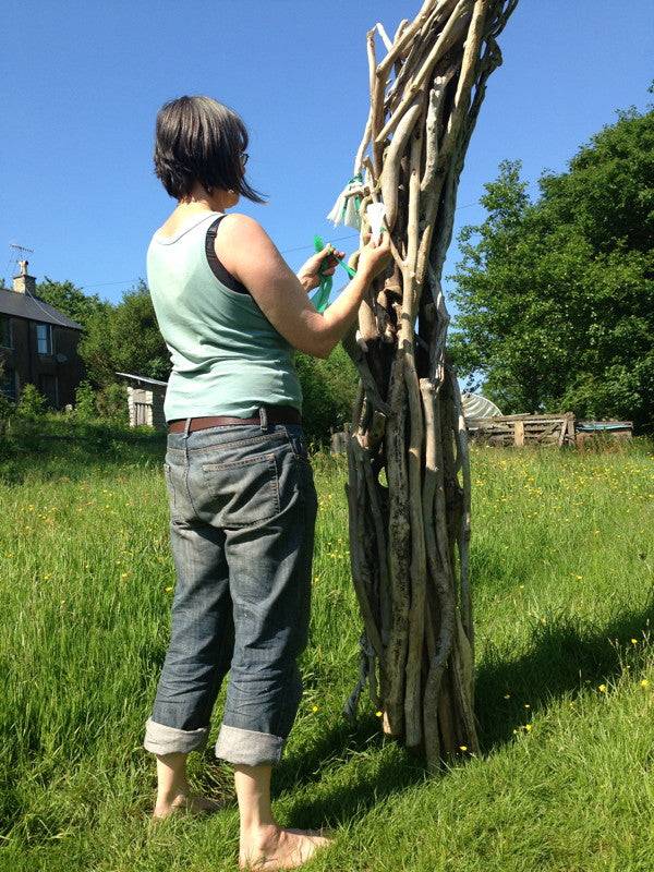 driftwood wedding arch