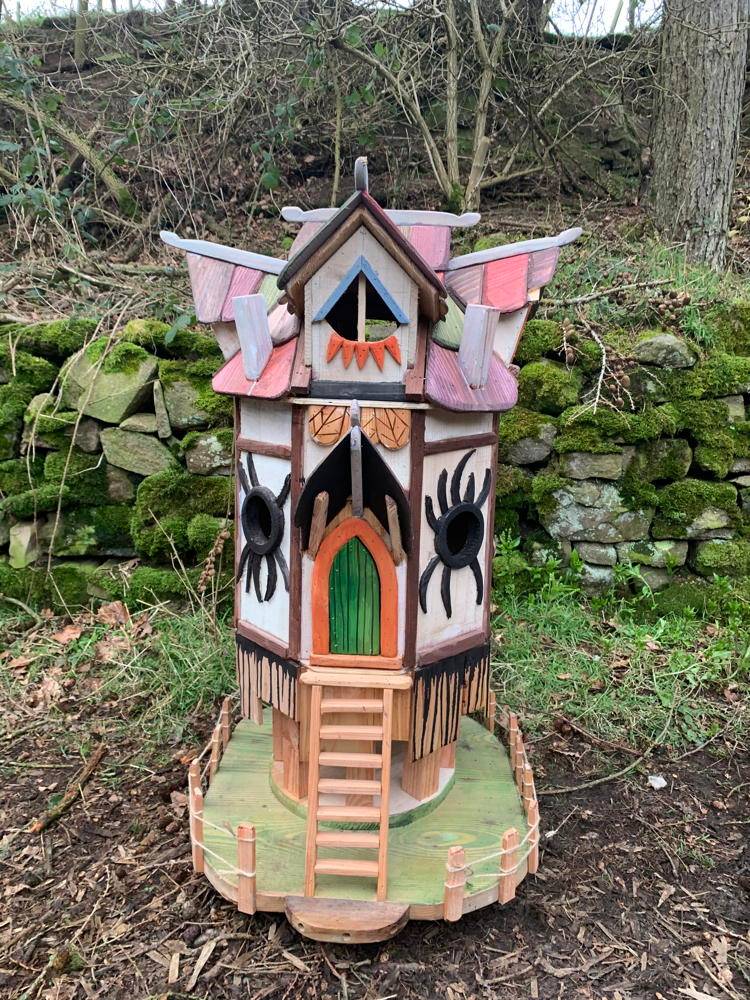 Unique fairy house with artistic design