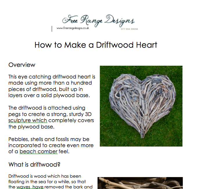 how to make a driftwood heart 5