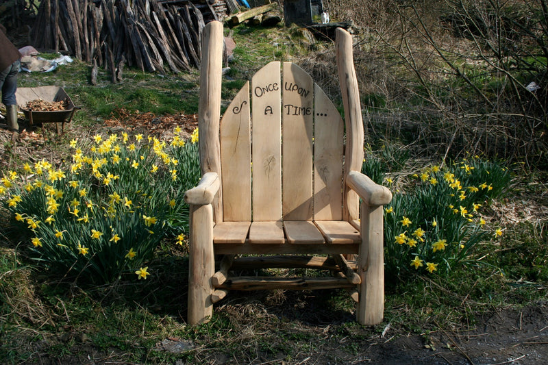 flowers and storytellers chair