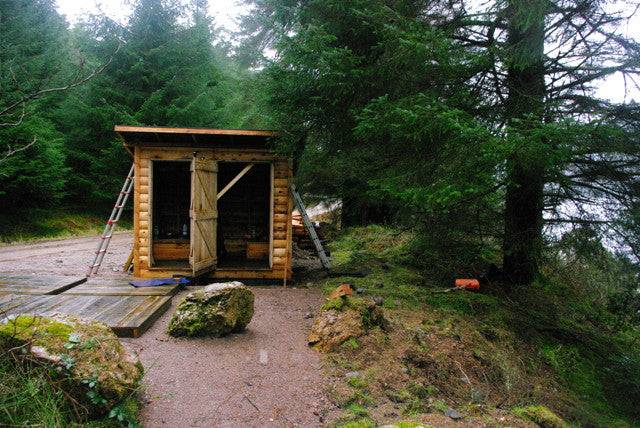 double compost allotment toilet