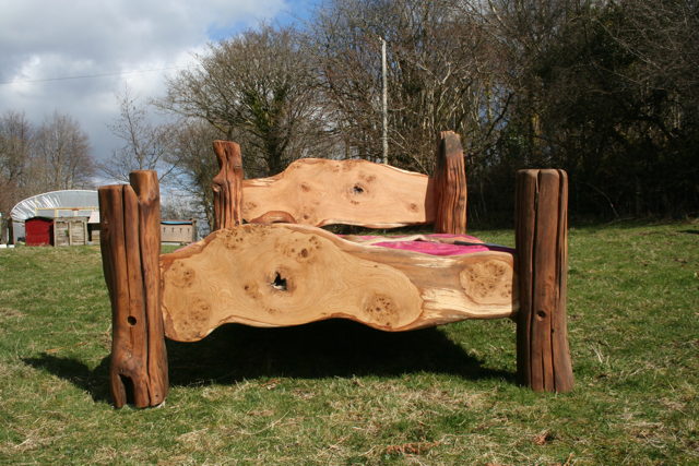 Handmade Oak Bed