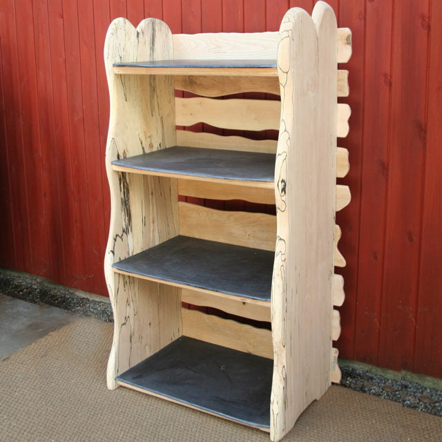 reclaimed wooden shelf