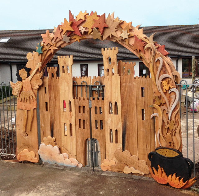 outdoor arch for school