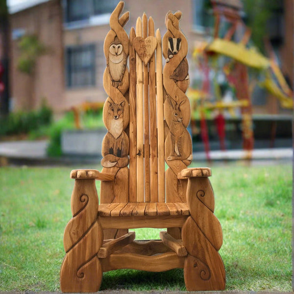 school chair in playground